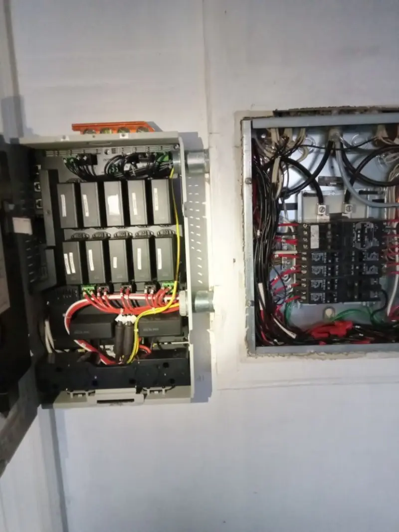 Electrical panel upgrade completed for Security Camera Wiring in East Bakersfield